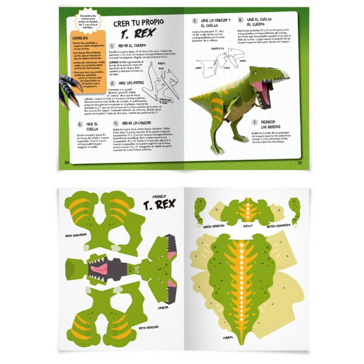LIBRO EL INCREIBLE MUNDO DE LOS DINOSAURIOS