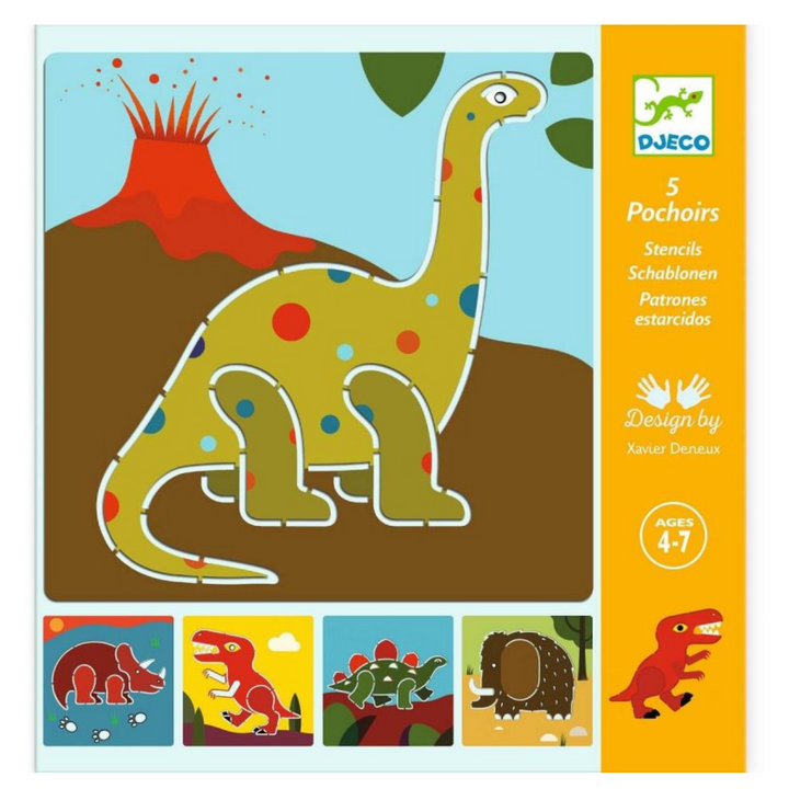 Stencil Dinosaurio