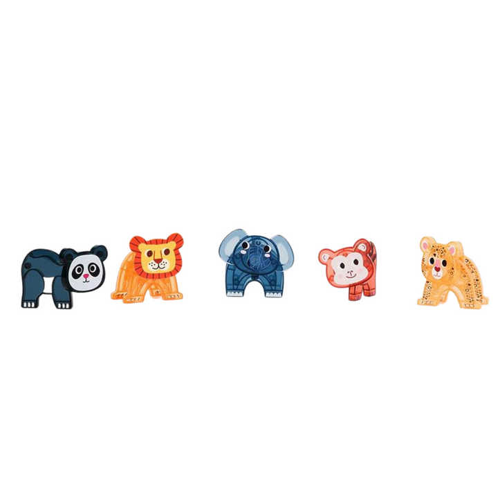 Animales De Jungla 5 Piezas