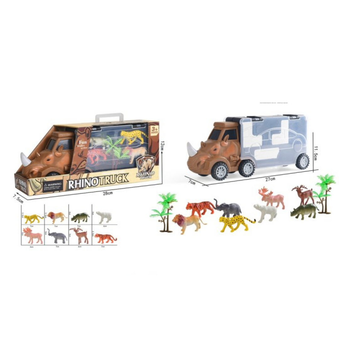 Camion Transporta Animales De La Selva