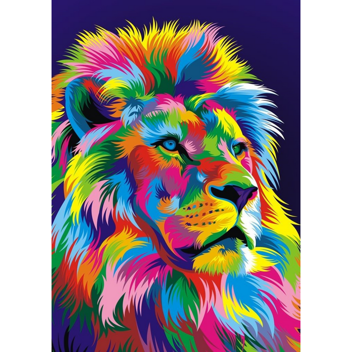 Pintura Con Diamante León