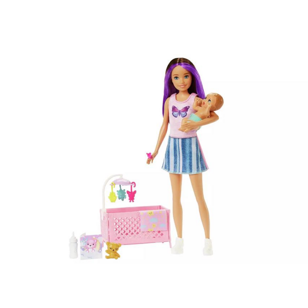 Barbie con sus bebés sales