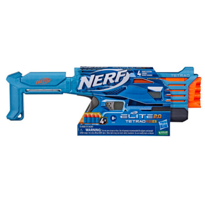 PISTOLA NERF ELITE TETRAD