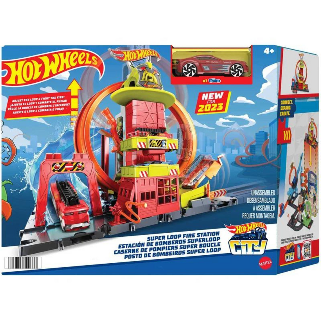 PISTA HOT WHEELS ESTACION DE BOMBEROS