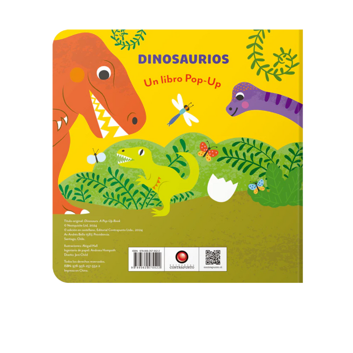 LIBRO POP UP DINOSAURIO