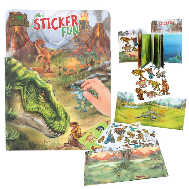 DINO WORLD NINI STICKER FUN