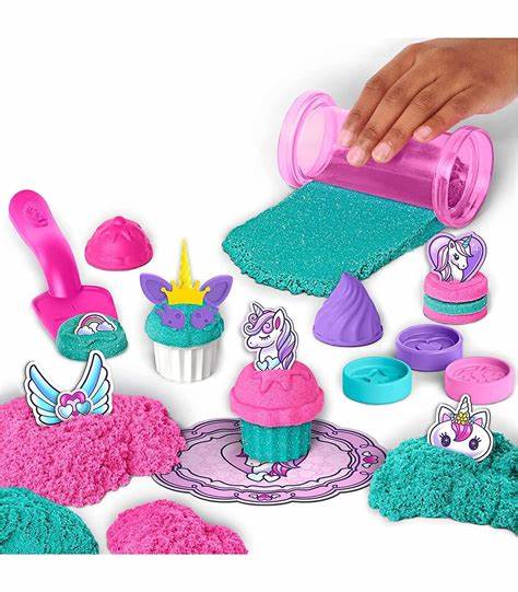 KINETIC SAND PASTELERIA DE UNICORNIO