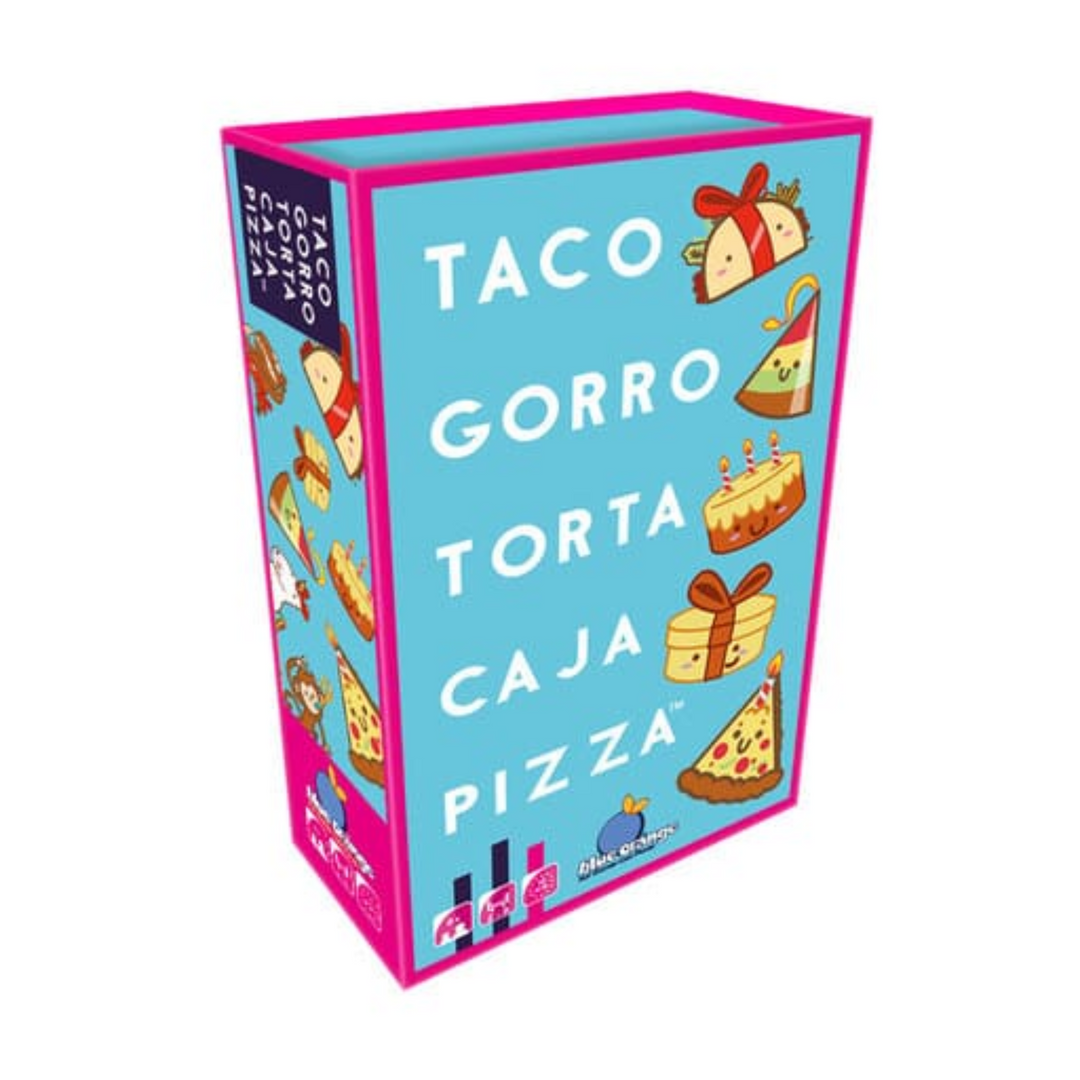 JUEGO TACO GORRO TORTA CAJA PIZZA
