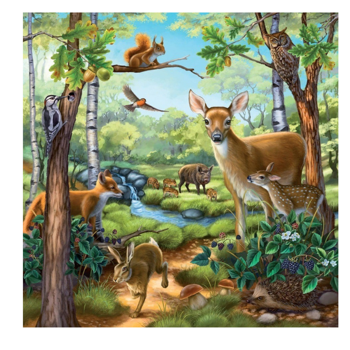 PUZZLE ANIMALES 3 *49 PIEZAS
