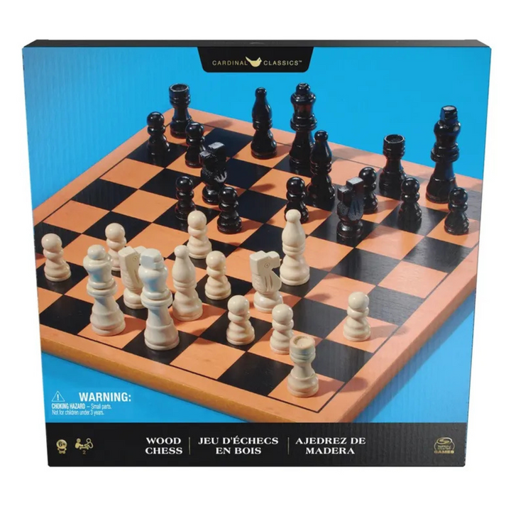 JUEGO AJEDREZ MADERA