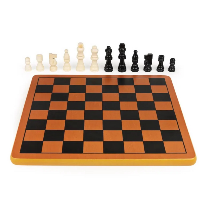 JUEGO AJEDREZ MADERA