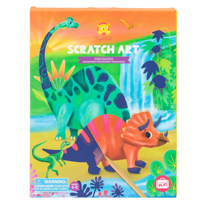 ARTE DE RASPAR DINOSAURIO