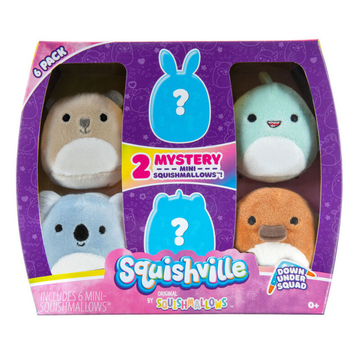 SQUISHMALLOWS PELUCHE 6 PACK *