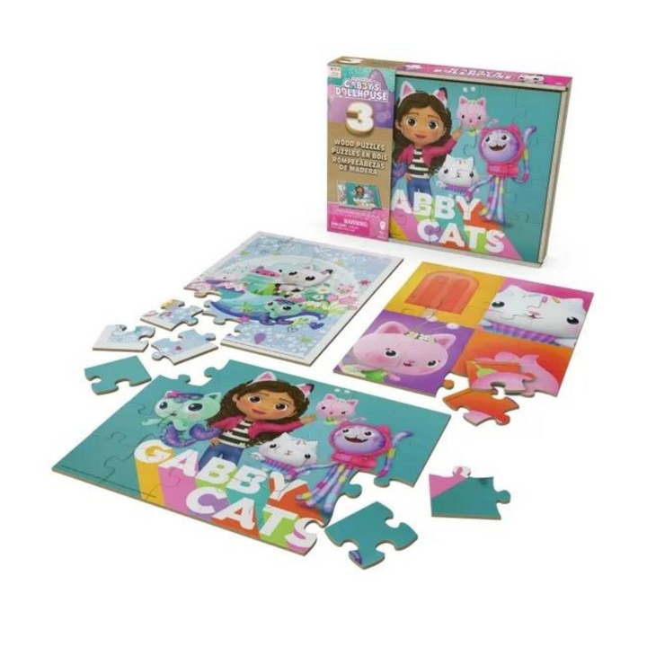 GABBY 3 PUZZLES MADERA 24 PIEZAS