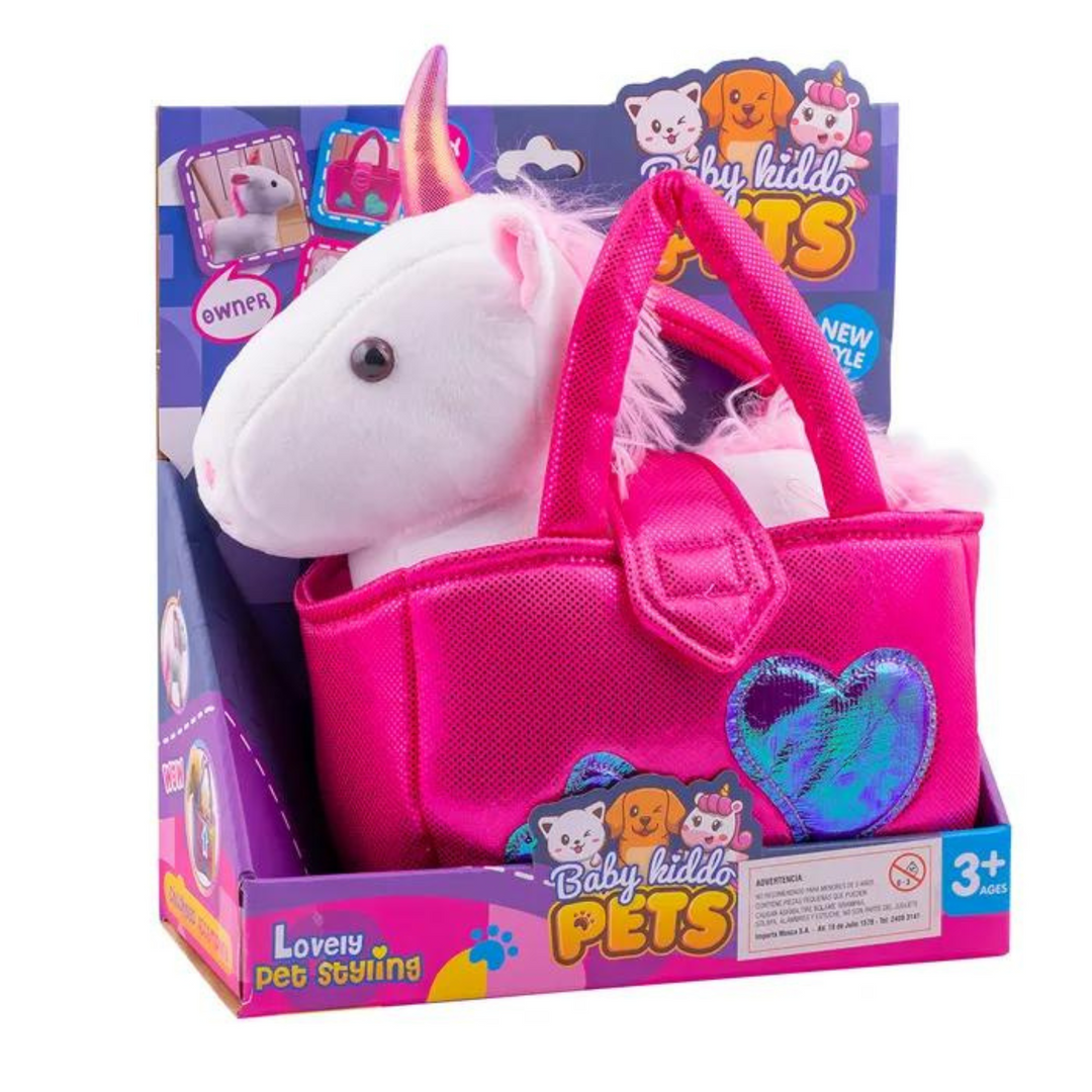 Cartera Unicornio Peluche.