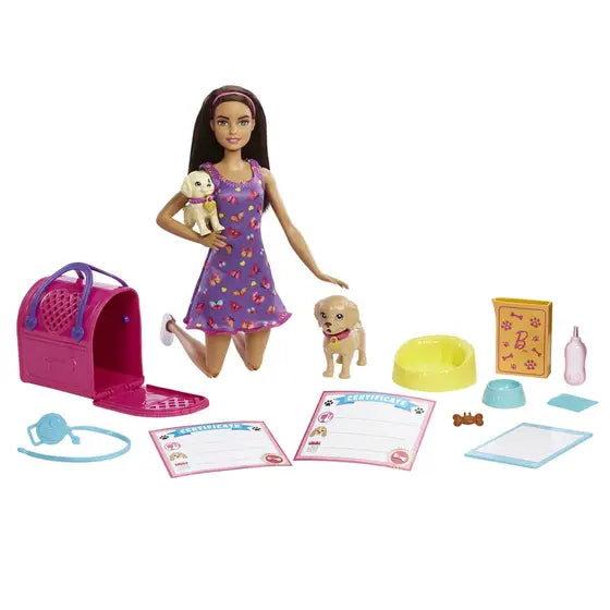 BARBIE ADOPTA UN PERRITO