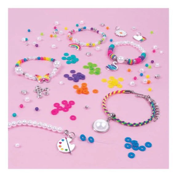 KIT DE JOYERIA ARCOIRIS Y PERLAS