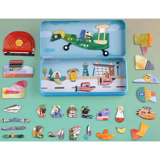 Puzzle Magneticos Aviones