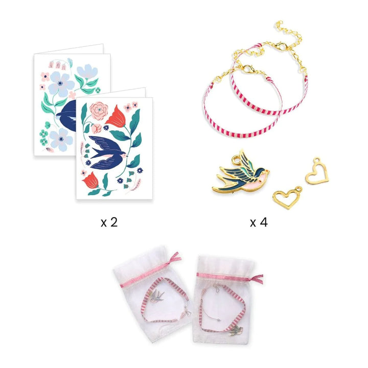 Pulseras Duo De Pajaritos
