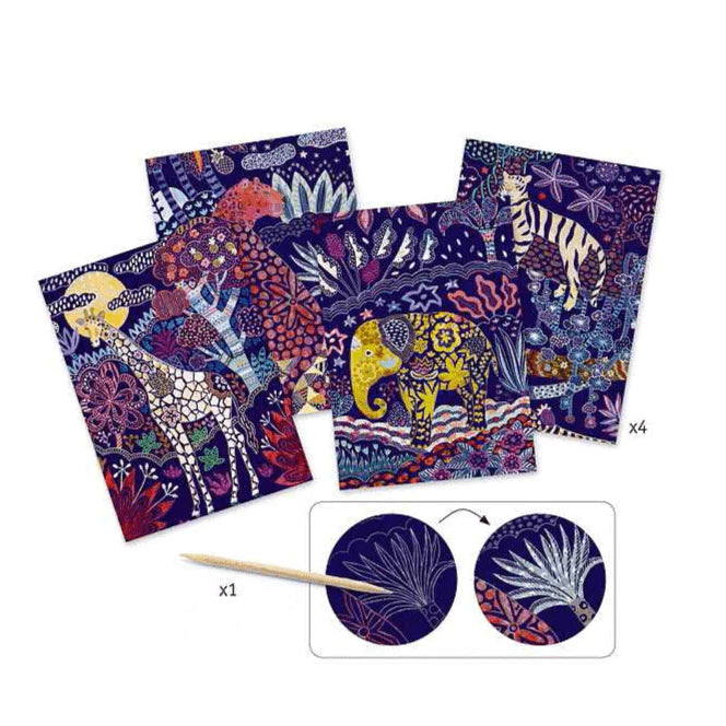 Tarjetas Para Raspar Naturaleza
