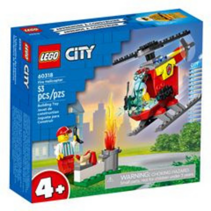 Lego Helicóptero De Bombero