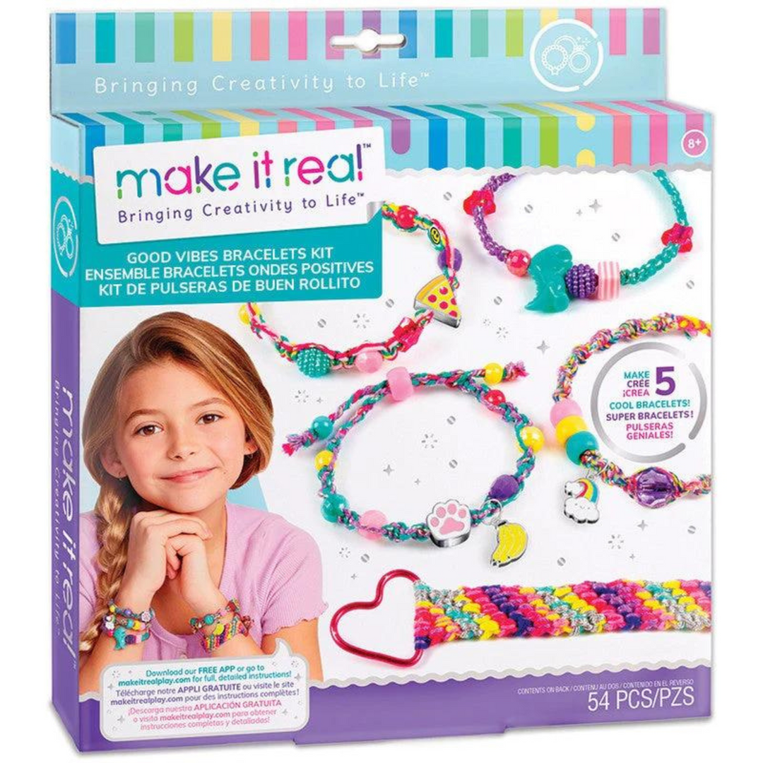 Make It Real Macrame Friendship Bracelets Set