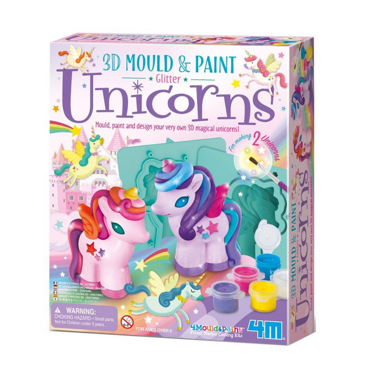 MOLDE PINTA UNICORNIOS 3D
